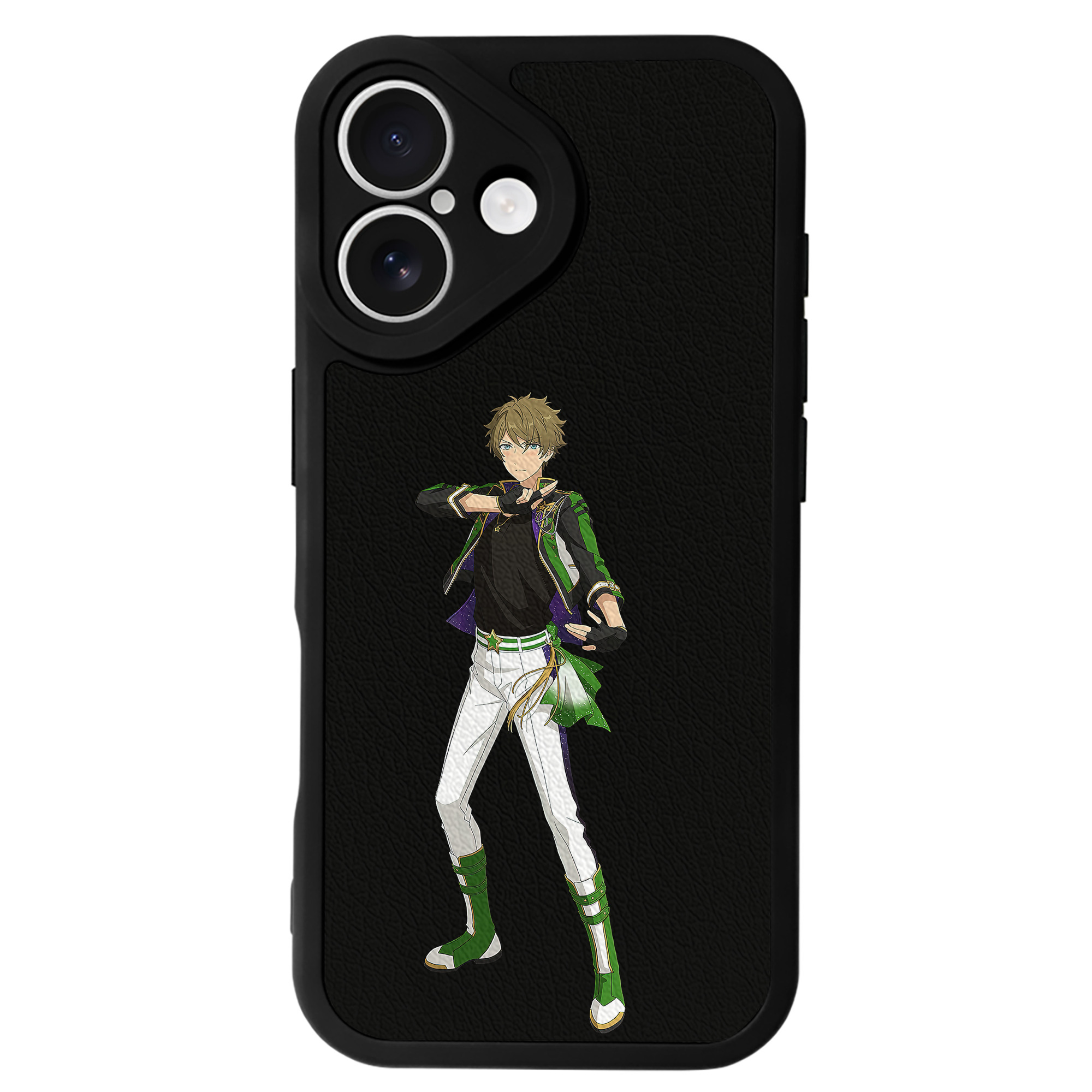 （画像用） あんさんぶるスターズ! Ensemble Stars 【iPhone 16シリーズ対応】シリコンスマホケース（レザー調） 材質：シリコン